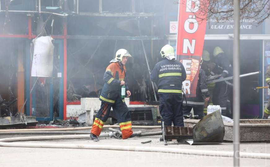 Pogledajte štetu nastalu nakon požara na autobuskoj stanici u Sarajevu